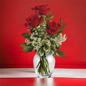BEAUTIFUL ROSE TREAT - DELIVERED IN LOVELY VASE