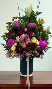 MARIE LUXURY FLOWERS INCLUDES LOVELY VASE - TALL OPULENT