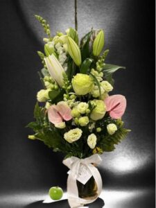 BIG!! ENCHANTING BLOOMS INCLUDES BOTH QUALITY VASE AND FLOWERS